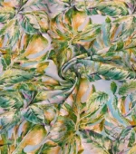 Watercolor Designed Palm Tree Patterned Sofa Fabric - Image 4