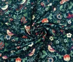 William Morris Fabric Model with Bird and Leaf Motifs - Image 4