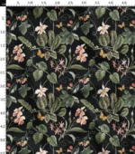 Botanical Flowers Designed Sofa and Background Curtain Fabric - Image 3