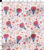 Buket Flower Patterned Modern Sofa and Cover Fabric - Image 3