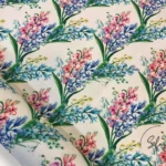 Colorful Flower Bouquet Patterned Upholstery Fabric Model