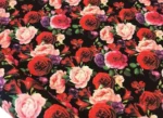 Colorful Rose Pattern Upholstery Sofa and Curtain Fabric Model - Image 3