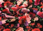 Colorful Rose Pattern Upholstery Sofa and Curtain Fabric Model - Image 4