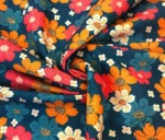 Sofa Fabric Model Prepared with Colorful Flowers - Image 5