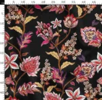 Upholstery Fabric Model Prepared with Flower Figures - Image 3