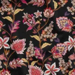 Upholstery Fabric Model Prepared with Flower Figures