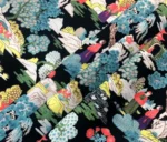 Upholstery Fabric with Japanese Flower and Tree Design - Image 5