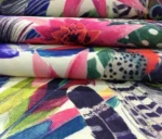 Feather Patterned Fuchsia Floral Sofa Covering Fabric - Image 7