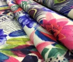 Feather Patterned Fuchsia Floral Sofa Covering Fabric - Image 8