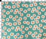 Green Fabric Model with Daisy Motif - Image 3