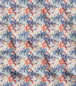 Leaf Fruit Patterned Upholstery Fabric