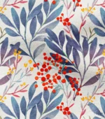 Leaf Fruit Patterned Upholstery Fabric - Image 4