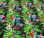 Tropical Green Plants Patterned Upholstery Fabric - Image 4