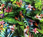 Tropical Green Plants Patterned Upholstery Fabric - Image 5