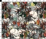 African Pattern Upholstery Fabric For Kids Room