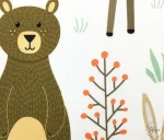 Animal and Forest Patterned Children's Curtain Fabric - Image 5