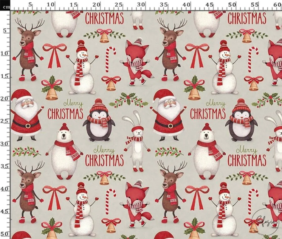 Animal Motif Children's Room Fabric Animal Motif Children's Room Fabric - Image 1