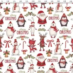 Animal Pattern White Baby Room Fabric