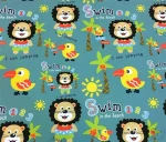 Animal-themed Children's Upholstery Fabric
