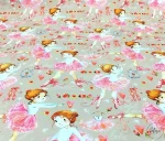 Ballerina Pattern Upholstery Fabric