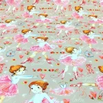 Ballerina Pattern Upholstery Fabric
