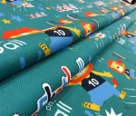 Basketball-themed upholstery fabric. - Image 7