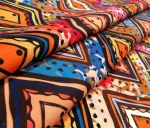 Bohemian Style Baklava Pattern Fabric - Image 3