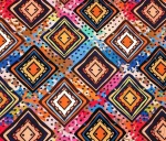 Bohemian Style Baklava Pattern Fabric - Image 5