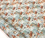 Children's Airplane Themed Upholstery Fabric