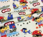Children's Pirate Pattern Upholstery Fabric - Image 3
