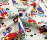Children's Pirate Pattern Upholstery Fabric - Image 4