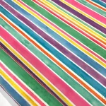 Colorful Striped Pattern Upholstery Fabric