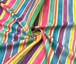 Colorful Striped Pattern Upholstery Fabric - Image 4