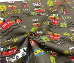 Fisherman Cow Themed Children's Fabric - Image 5