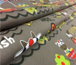 Fisherman Cow Themed Children's Fabric - Image 7