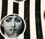 Fornasetti Patterned Striped Upholstery Fabric - Image 4