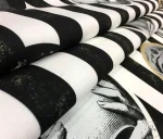 Fornasetti Patterned Striped Upholstery Fabric - Image 5