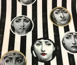 Fornasetti Patterned Striped Upholstery Fabric - Image 8