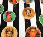 Frida Kahlo Patterned Upholstery Fabric