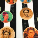 Frida Kahlo Patterned Upholstery Fabric