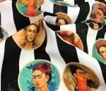 Frida Kahlo Patterned Upholstery Fabric - Image 7
