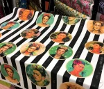 Frida Kahlo Striped Curtain Fabric - Image 3
