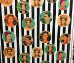Frida Kahlo Striped Curtain Fabric