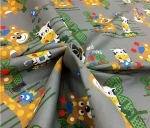 Grey Farm Pattern Upholstery Fabric for Sofas - Image 5
