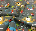 Helicopter-themed children's upholstery fabric. - Image 5