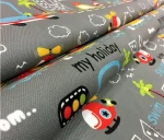 Helicopter-themed children's upholstery fabric. - Image 7