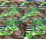 Leopard Print Striped Curtain Fabric - Image 3