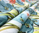 Light Background Upholstery Fabric with Large Floral Pattern - Image 8