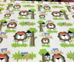 Lion Pattern Children's Room Upholstery Fabric - Image 5