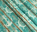 Mint Steering Wheel Pattern Upholstery Fabric - Image 4